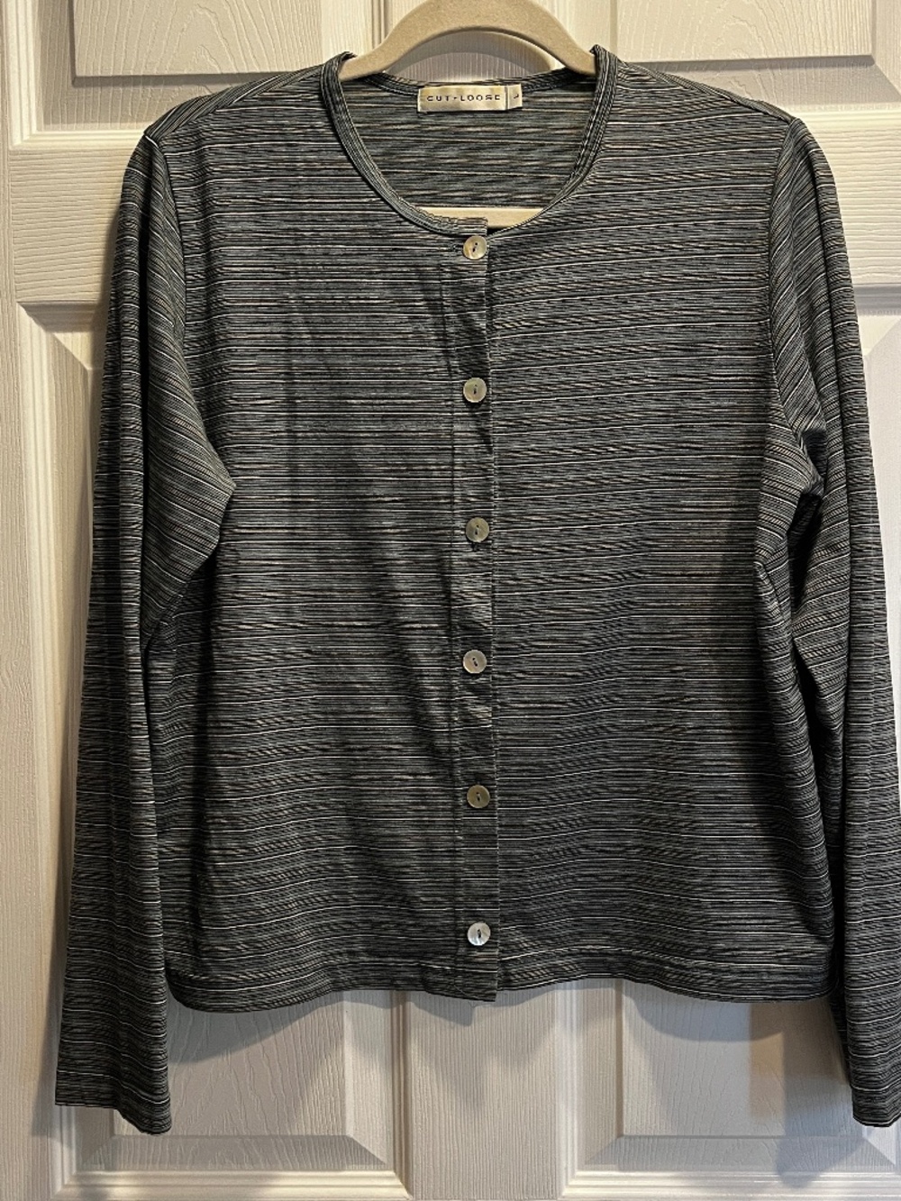 Cut Loose Button Up Sweater